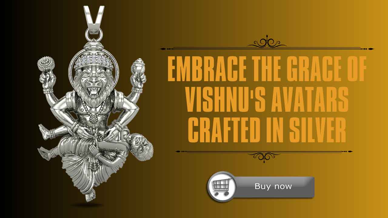 Each Avatar, A Story in Silver: Collectible Vishnu Pendants.