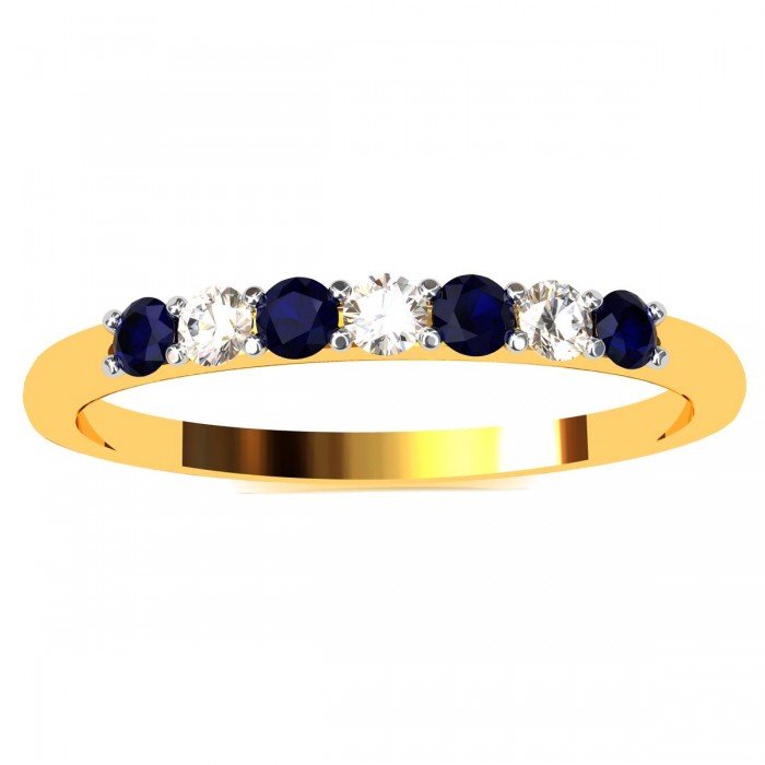 Blue Sapphire Casual Ring