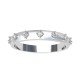 White Gold American Diamond Band Ring