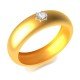 Solitaire American Diamond Band Ring