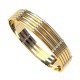 Gold Diamond Plane Bangle