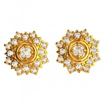 Traditional Earring Studs Gold