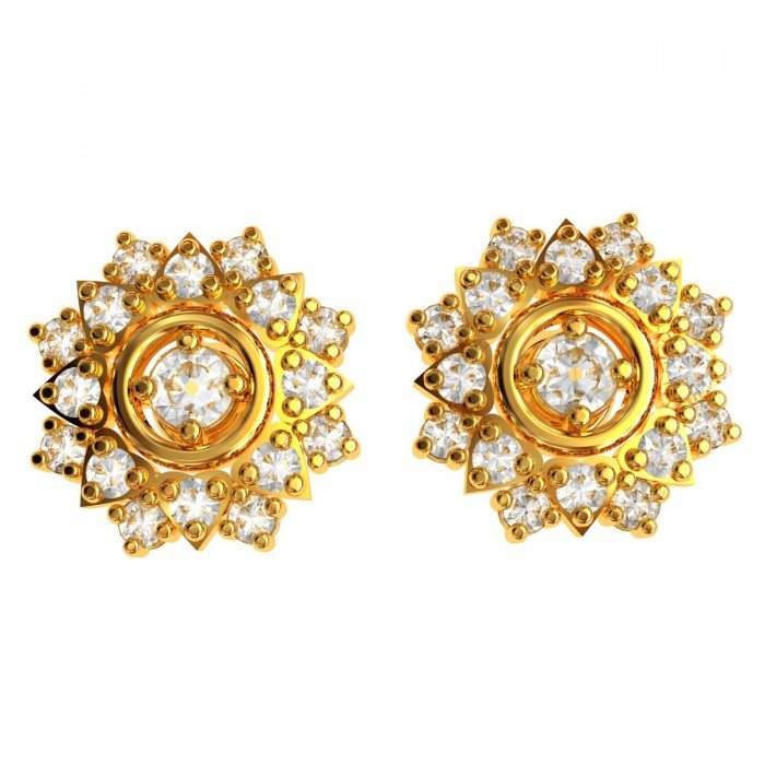 Traditional Earring Studs Gold