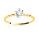 Solitaire American Diamond Ring