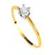 Solitaire American Diamond Ring