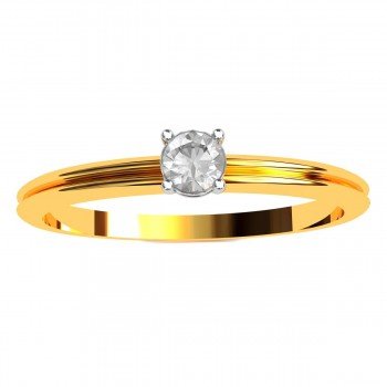 Single Solitaire American Diamond Ring
