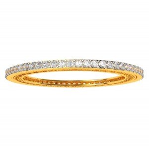 Heart Jali Diamond Bangle