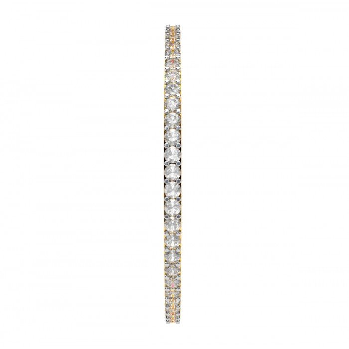 Heart Jali Diamond Bangle