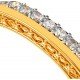 Heart Jali Diamond Bangle