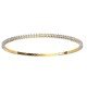 Prong Setting Diamond Bangle