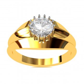 Gents Solitaire Ring