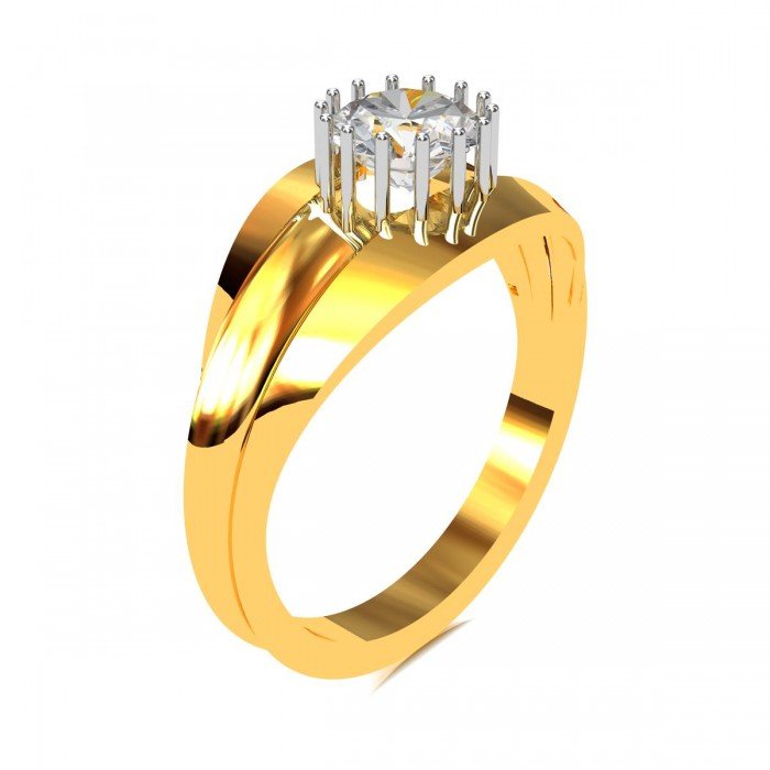 Gents Solitaire Ring