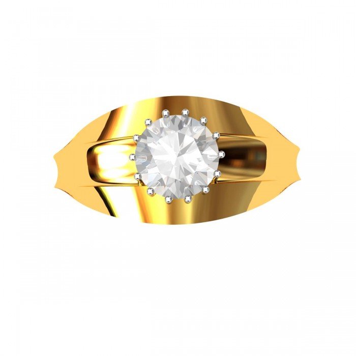 Gents Solitaire Ring