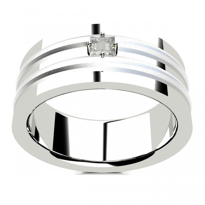 White Gold Rings for Men