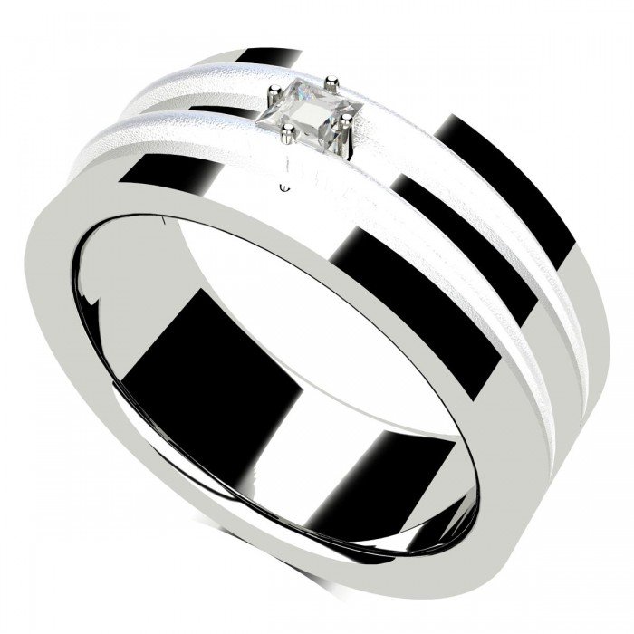 White Gold Rings for Men