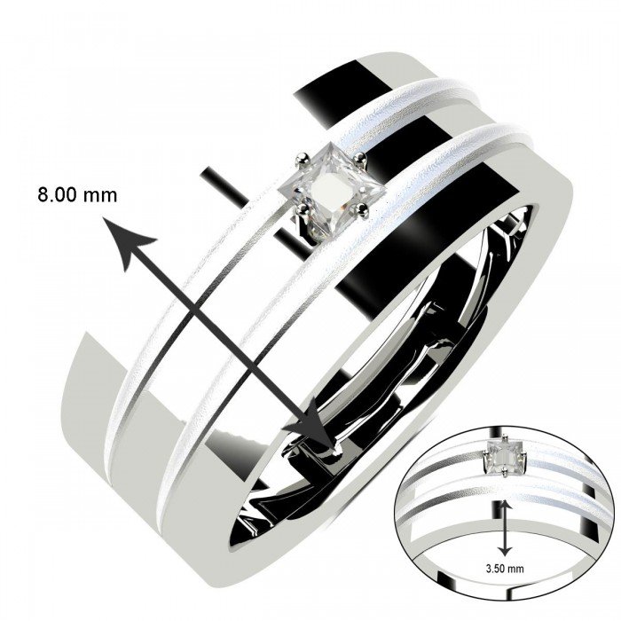 White Gold Rings for Men