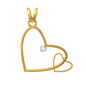 Double Heart Pendant