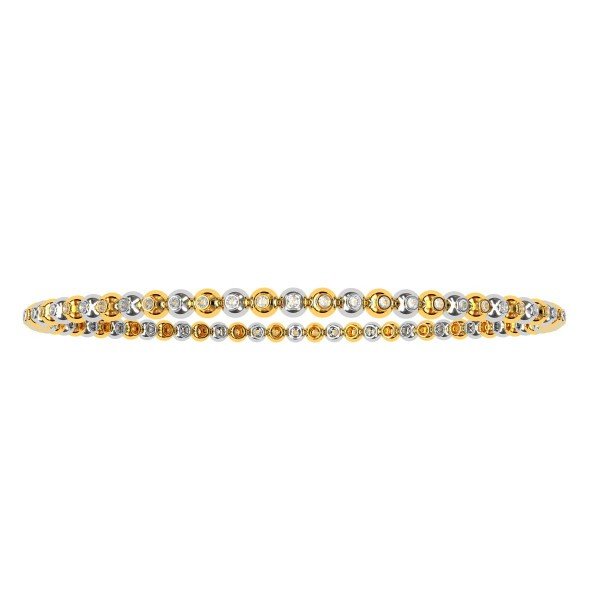 Gold Diamond Ball Bangle Gold Diamond Ball Bangle