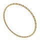 Gold Diamond Ball Bangle