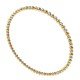 Gold Diamond Ball Bangle