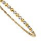 Gold Diamond Ball Bangle