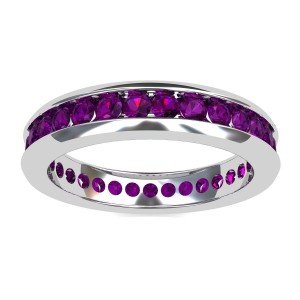 Amethyst Band Ring