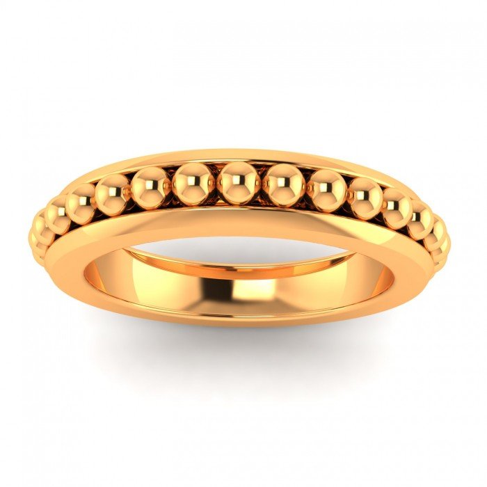 Ball Gold Band Ring