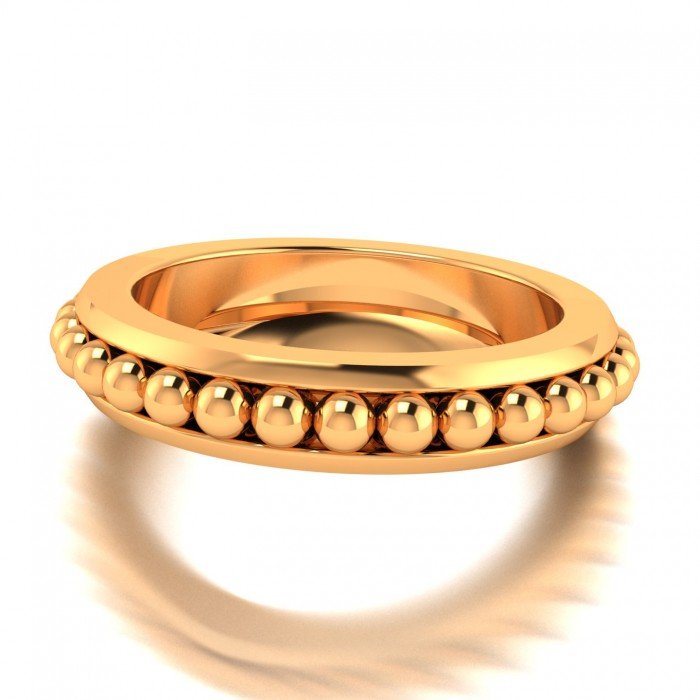 Ball Gold Band Ring