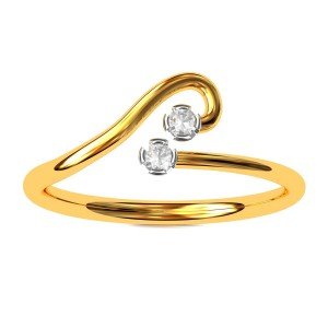 American Diamond Ring For Girl