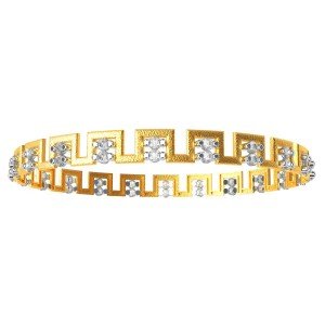 Indian American Diamond Bangle