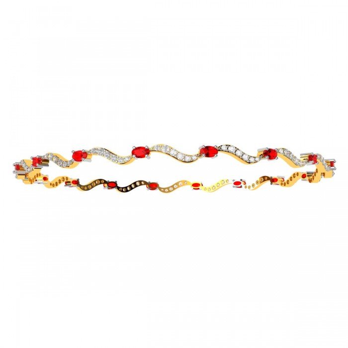 Ruby Diamond Fashion Bangle