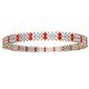 Ruby CZ Diamond Indian Bangle