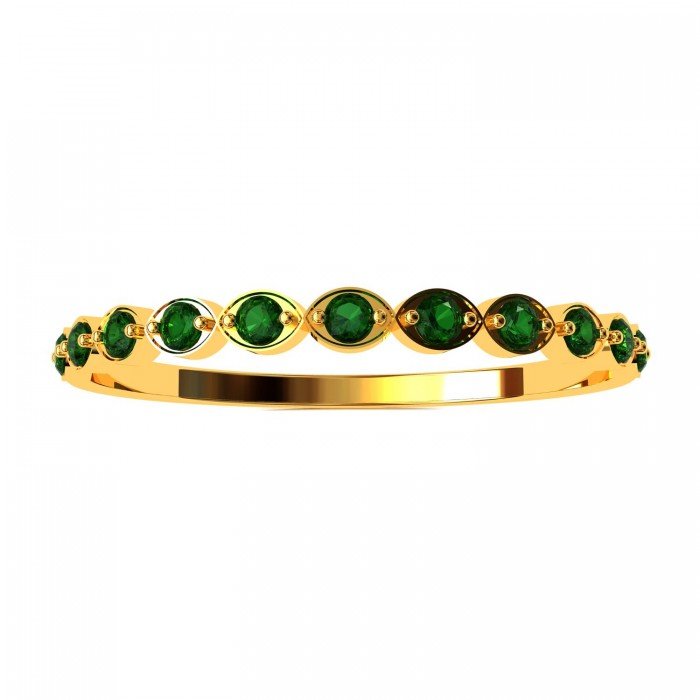 Stylish Emerald Ring