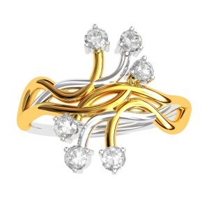 Spirus American Diamond Ring