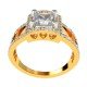 Princess American Diamond Solitaire Ring