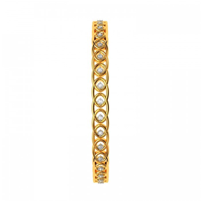 Latest Gold American Diamond Bangle