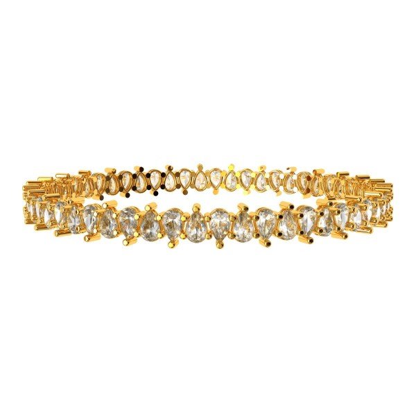 Diamond Pear Bangle Diamond Pear Bangle
