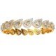 Diamond Pear Fasinable Bangle