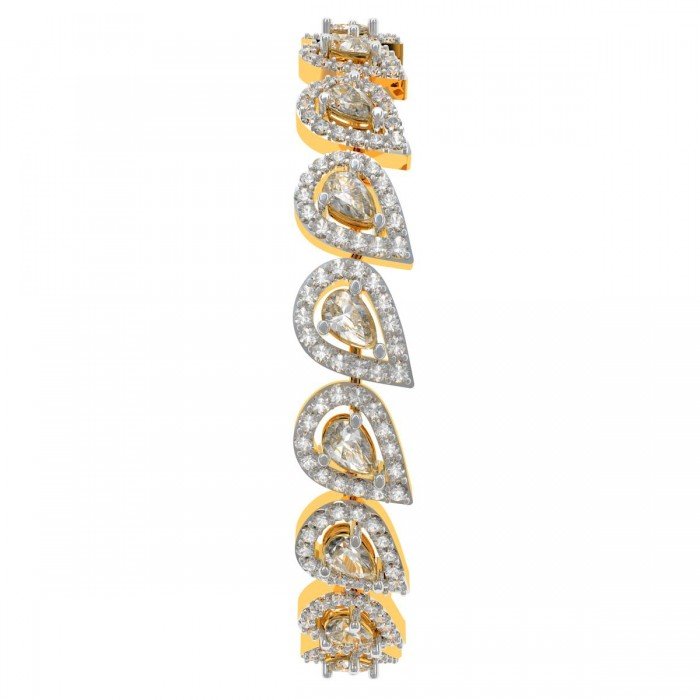 Diamond Pear Fasinable Bangle