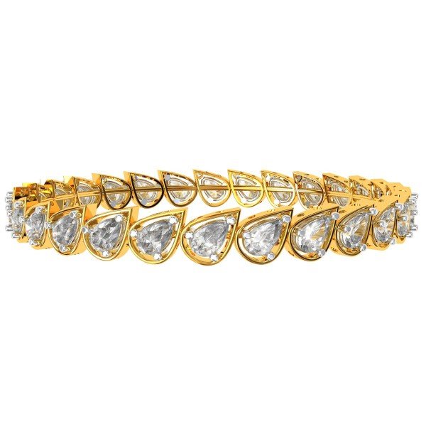 20 cent Diamond Pear Bangle 20 cent Diamond Pear Bangle