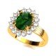 Emerald Engagement Ring