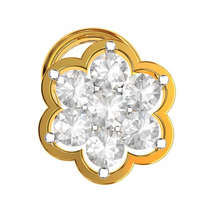 Cluster American Diamond Nose Pin