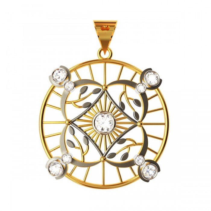 Fashion Designer American Diamond Pendant