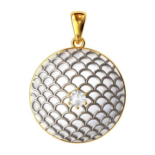 American Diamond Round Pendant American Diamond Round Pendant