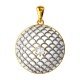 American Diamond Round Pendant