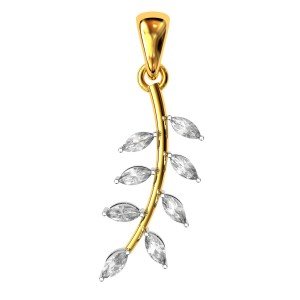 American Diamond Marquise Pendant