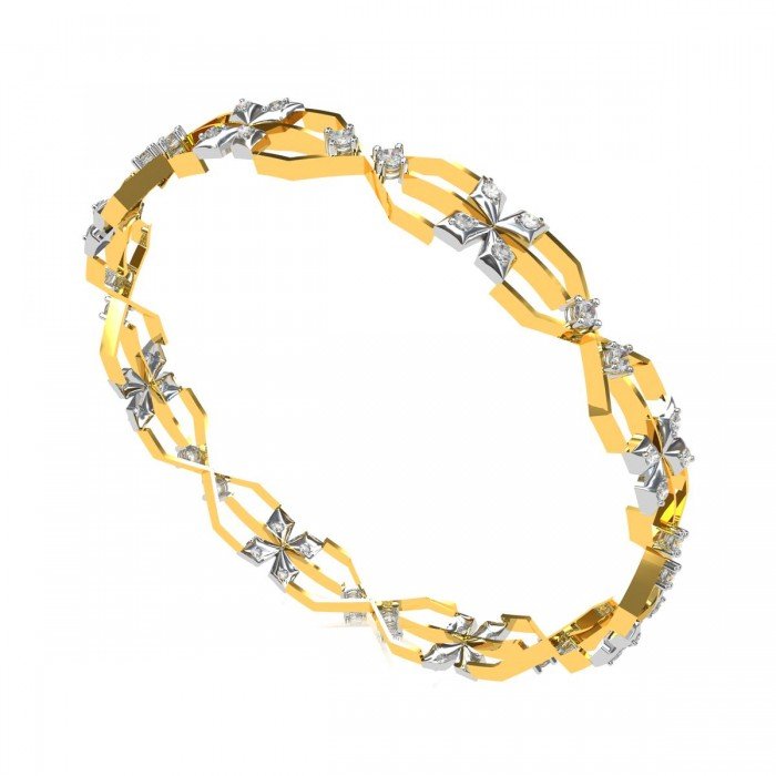 Fashionable Diamond Bangle