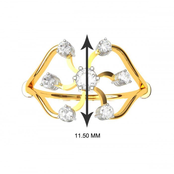 Tawaik Lip American Diamond Ring