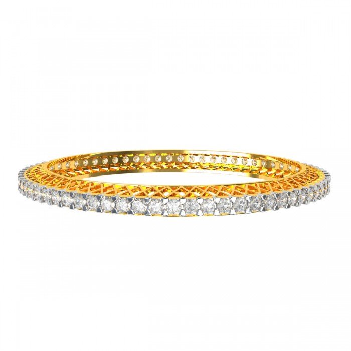 Solitaire Engagement Bangle