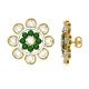 Emerald American Diamond Earring